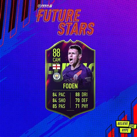 I use him as a left cdm in 4231 without stay back instructions. Phil Foden face stats : FIFA