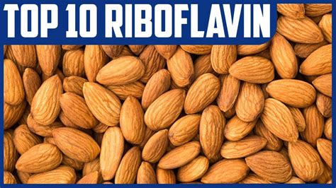 Top 10 Natural Dietary Sources Of Riboflavin Vitamin B2 Youtube