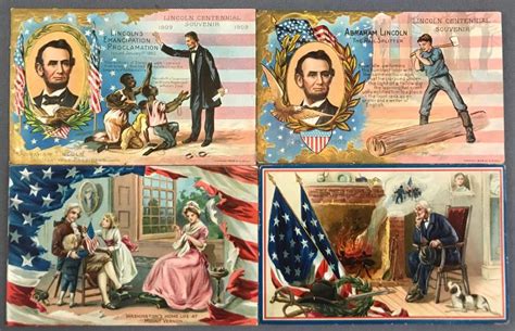 Postcards Patriotic Presidents 4th Of July