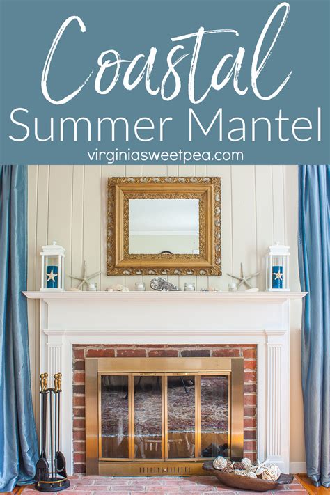 Coastal Summer Mantel Sweet Pea
