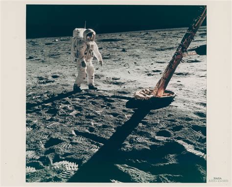 Buzz Aldrin Walking On The Moon July 16 24 1969 Neil Armstrong