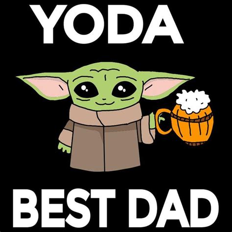 Yoda Best Dad Svg Files For Silhouette Files For Cricut Svg Dxf Eps