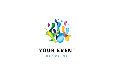 Your Event Logo Template Branding And Logo Templates ~ Creative Market
