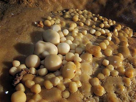 Delicate Cave Pearls Are Formed When Small Stones Are Coated With