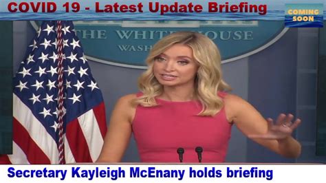 Washington — Kayleigh Mcenany Is Standing With President Donald Trump
