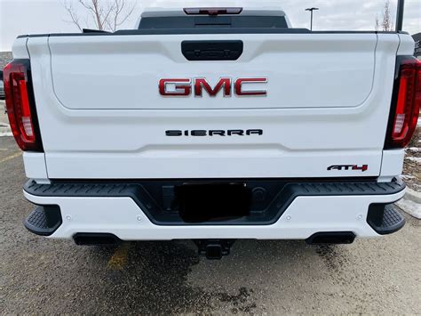 2019 2020 Gmc Sierra Letters Emblems Matte Black 1500 2500 2500hd At4
