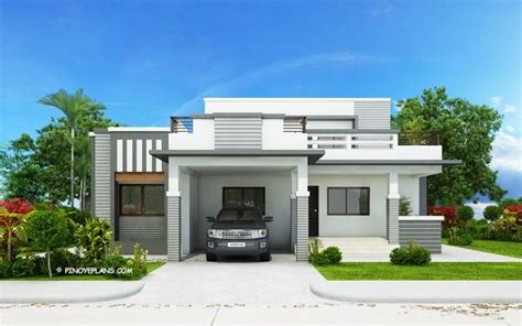 House Plans 17x18m With 4 Bedrooms Home Ideas Modern Bungalow House