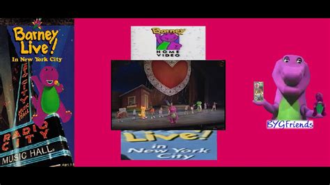 Barney Home Video Barney Live In New York City 1995 Vhs Youtube