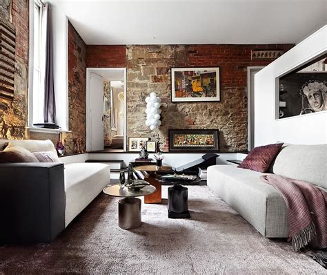10 Brick Walls Living Room Interior Design Ideas Interior Idea