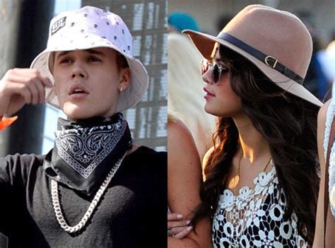 Justin Bieber And Selena Gomez Get Cozy At Coachella Get The Scoop E News