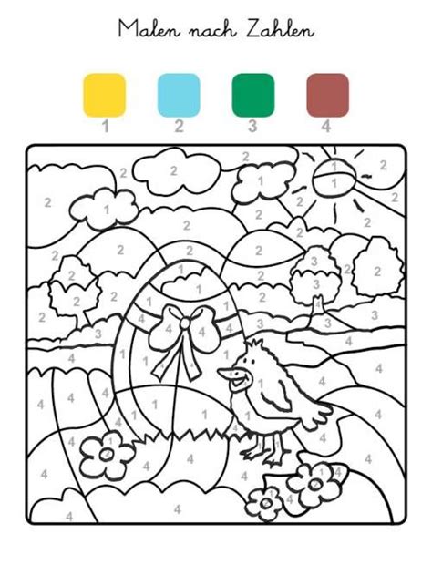Diy farbe nach zahlen, wie man den holzrahmen fixiert. Kinder Ausmalbilder Nach Zahlen - Kinder Ausmalbilder
