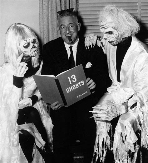 Director William Castle On The Set Of 13 Ghosts 1960 Movie Director