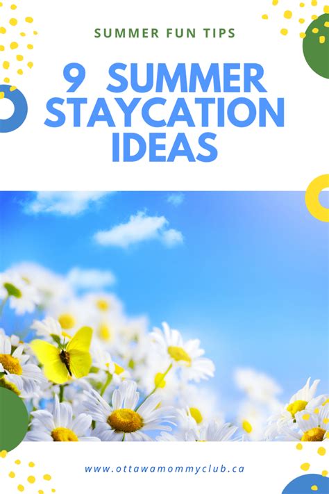 9 Fun Summer Staycation Ideas Ottawa Mommy Club