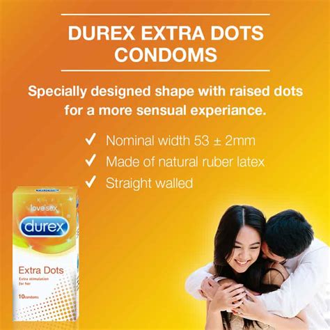 Buy Durex Condoms Extra Dots 10 Pieces Online At Flat 15 Off Pharmeasy