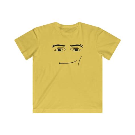Roblox Man Face Boy T Shirt Funny Gamer Birthday Christmas Etsy