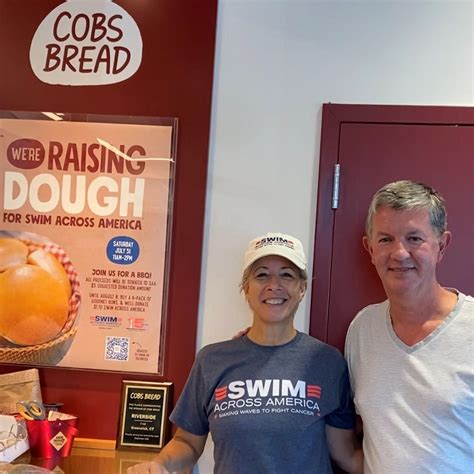 Cobs Bread In Greenwichstamford Raises Dough To Support Swim Across America Fairfield County
