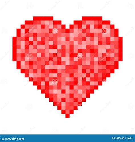 Heart Pixel Art Style Vector 85253232