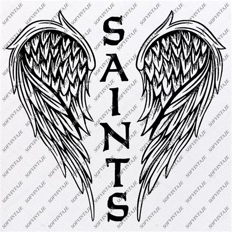 Saints Svg File New Orleans Saints Svg Saints Football Svg Footb Sofvintaje