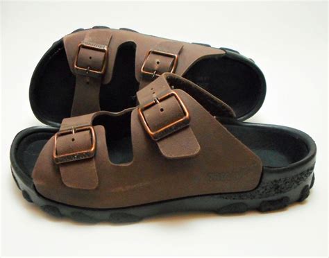 Birkenstock Sandals Unisex Tatami Two Strap Dark Brown Etsy