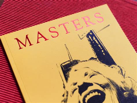 Masters I First Edition Book