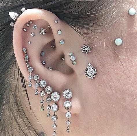 Beauty Earings Piercings Ear Jewelry Cute Ear Piercings