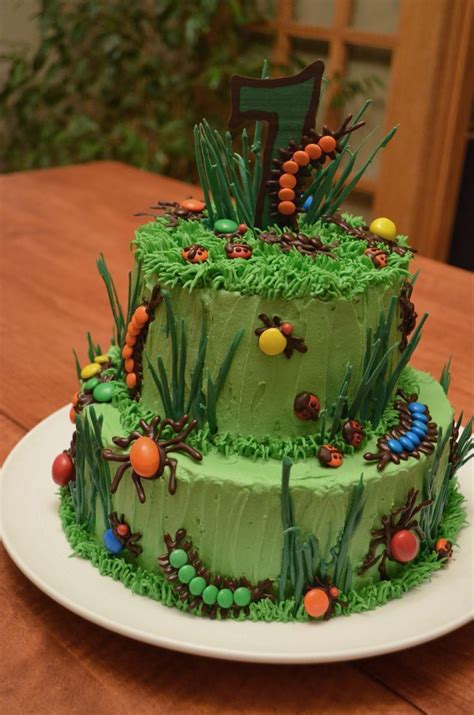 Despite their reputation, two year olds aren't always terrible and tantrums are usually saved for parents, so a party for this age group can be great fun. Bug Cake Ideas Birthday Party 69600 | Bug Cake … | Bug ...