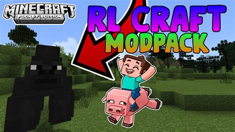 User 'shivaxi' has created these modpacks. RL Craft Modpack For Minecraft PE | Xbox, Windows 10, Pocket Edition - YouTube