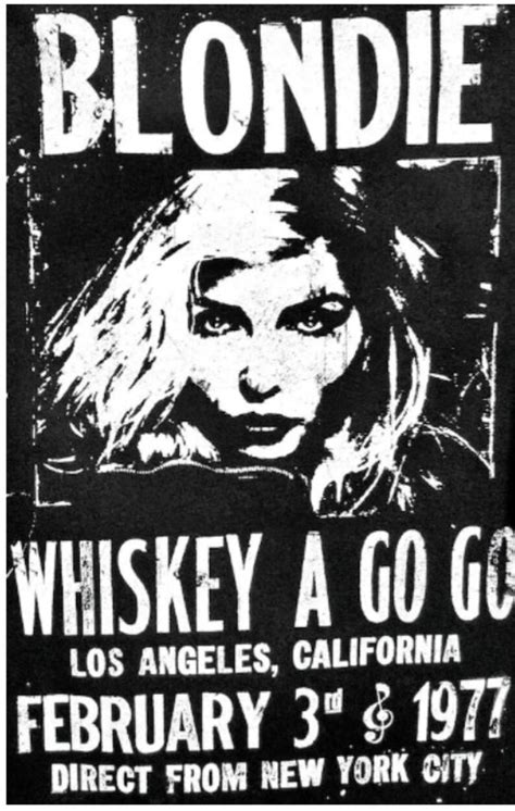 New Blondie Whiskey A Go Go 1977 Tshirt Tee Etsy