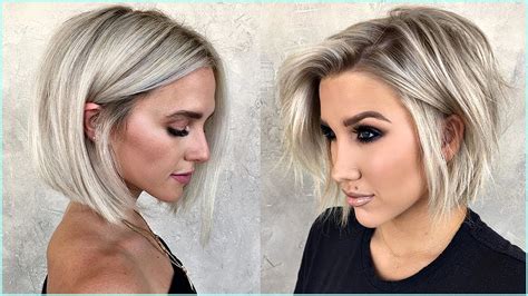 Different styles of short hair include the bob cut, the crop and the pixie cut Medium Bob Hairstyles 2019 For Women's And Teens