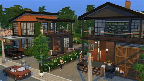 You agree that interacting with any link, button or content, you accept our cookie policy and terms of service. ECO LIFESTYLE NEIGHBORHOOD - 5 Houses on 1 Lot - NO CC - Sims 4 Mod Download Free