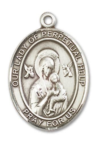 Our Lady Of Perpetual Help Sterling Silver Medal Gerkens Religious