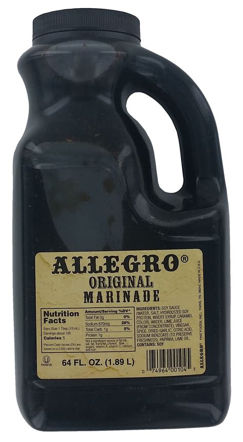 Allegro Original Marinade 64 Ounce