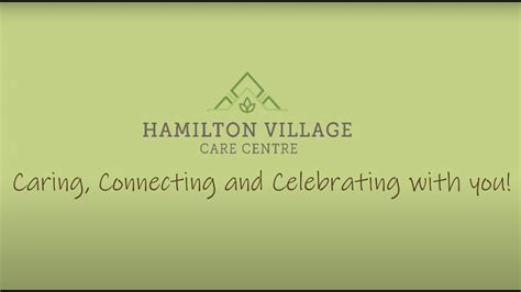 Hamilton Village Care Centre 2021 Anniversary Celebration Youtube