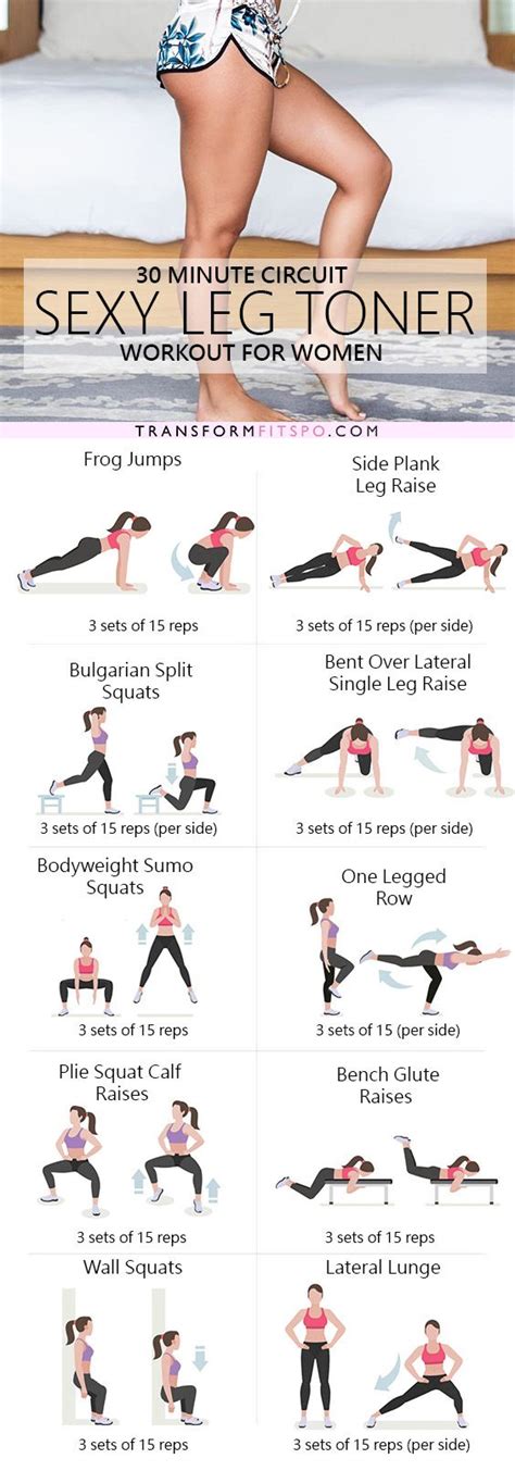 Repin And Share If You Enjoyed This Sexy Leg Toner Lower Body Circuit Inner Leg Workout Leg