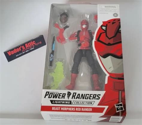 Power Rangers Lightning Collection Beast Morphers Red Ranger Figure New