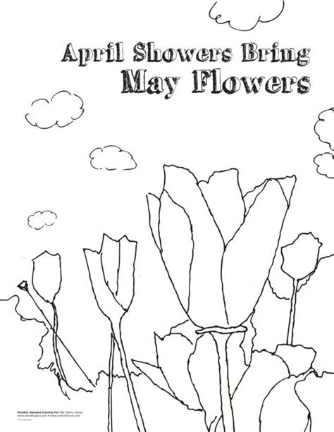 Jul 20, 2020 · several years later, however, the trend of free printable coloring pages for adults might seem a little less ludicrous and a bit more, well, relaxing. April Showers Bring May Flowers Coloring Pages - Coloring Home