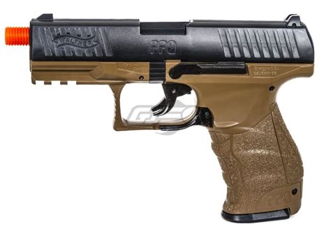 Elite Force Walther Ppq Spring Airsoft Pistol W Mock Suppressor Dark