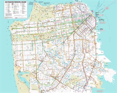 San Francisco Transit Map Wikiarquitectura