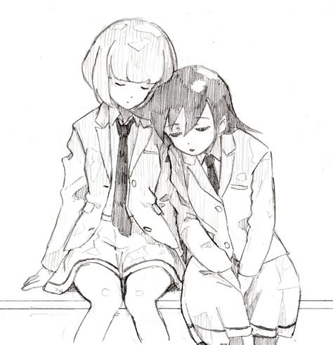 Tomoko And Ucchi Sleep Cute Rwatamote