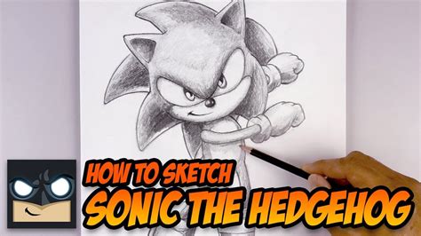 How To Draw Sonic The Hedgehog Sketch Tutorial