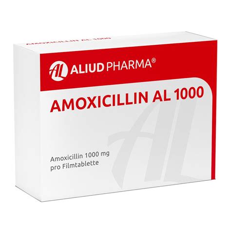 Amoxicillin Al 1000 30 St Mit Dem E Rezept Kaufen Shop Apotheke