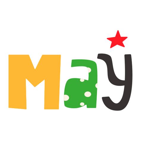 May Stickers Free Time And Date Stickers