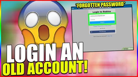 How To Login An Old Roblox Account With A Forgotten Password Working