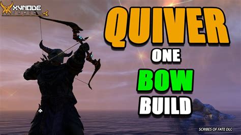 Eso Quiver One Bow One Bar Warden Build Youtube