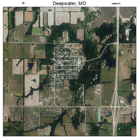 Aerial Photography Map Of Deepwater Mo Missouri