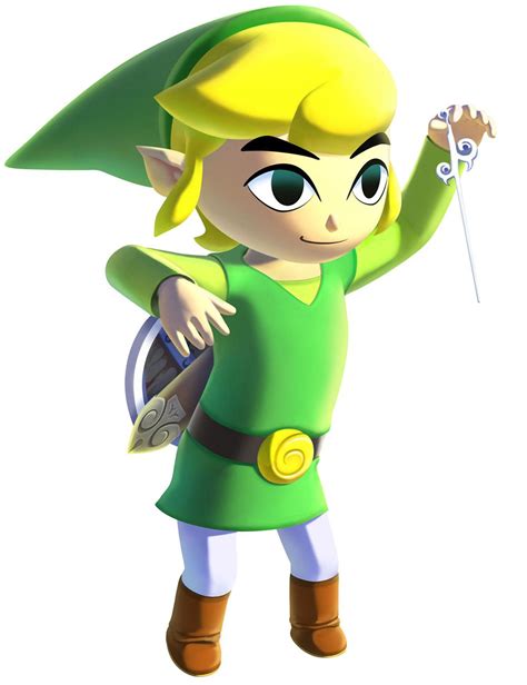 Hd Link And Wind Waker The Legend Of Zelda The Wind Waker Hd Toon Link