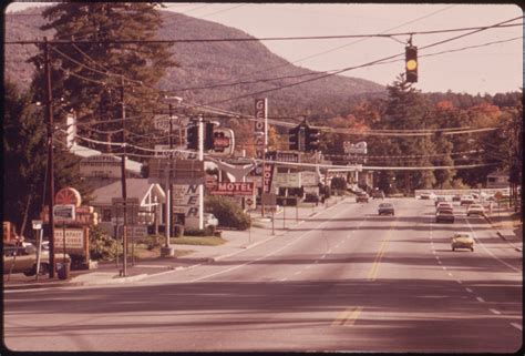 Entrance To Lake George Village Ca 1970s Lake George Village Lake