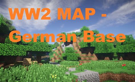 Ww2 World War Ii German Base Map Minecraft Project