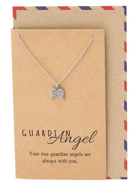 Cassiel Guardian Angel Wings Necklace From