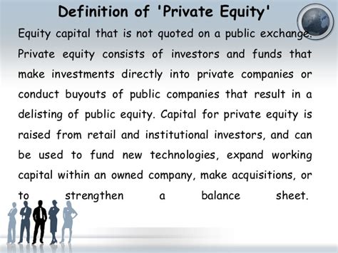 With this equity financing definition in mind, let's explain a little more about how this type of business financing works. private equity and angel financing
